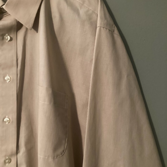 Stafford long sleeve button up shirt with Geoffrey Beene Argyle sweater - bundle - Picture 5 of 7